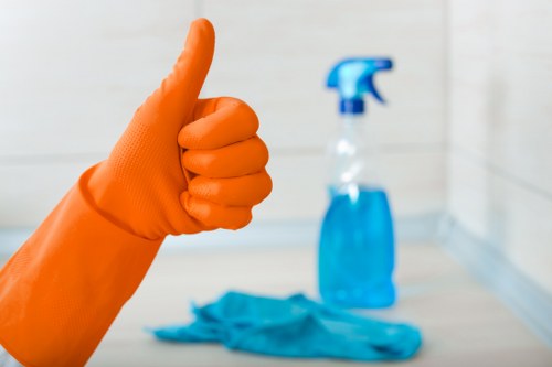 Professional handling of a carpet cleaning concern in a service setting